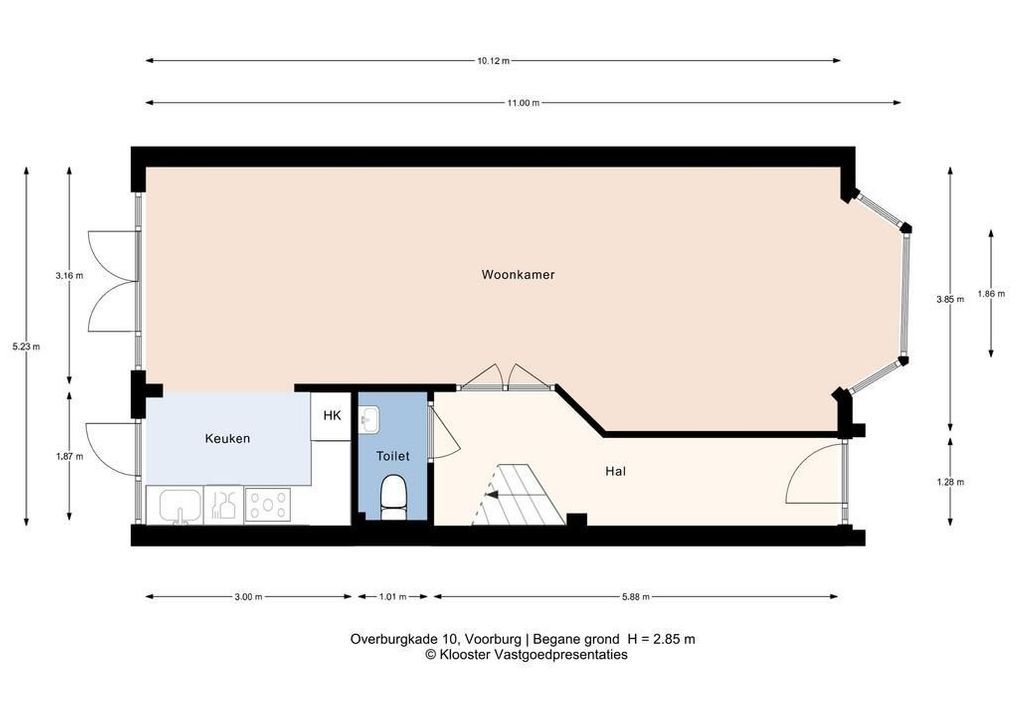 Overburgkade 10, Voorburg floorplan-0
