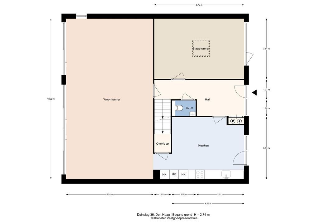 Duinslag 36, Den Haag floorplan-0