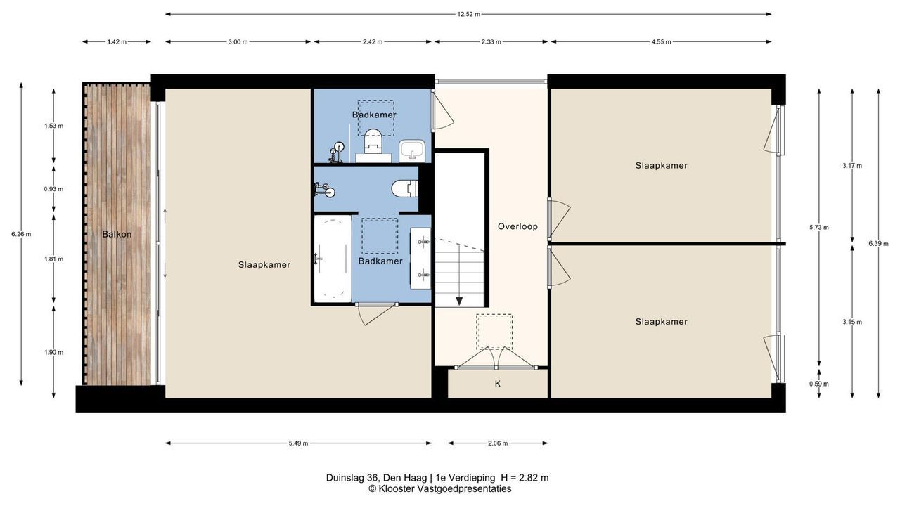 Duinslag 36, Den Haag floorplan-1