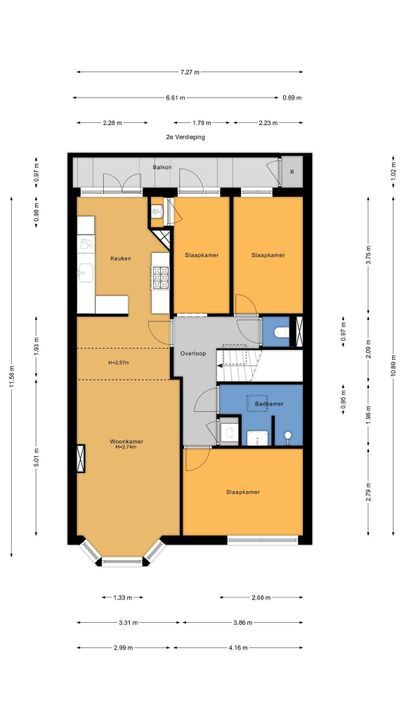 van Arembergelaan 59, Voorburg floorplan-1