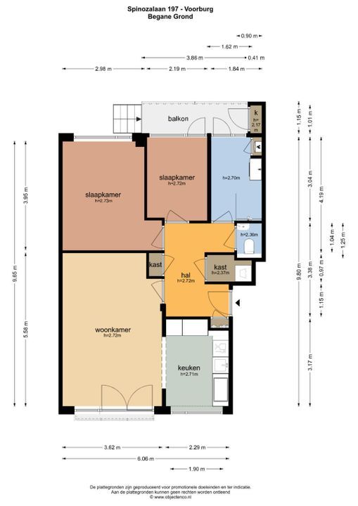 Spinozalaan 197, Voorburg floorplan-0