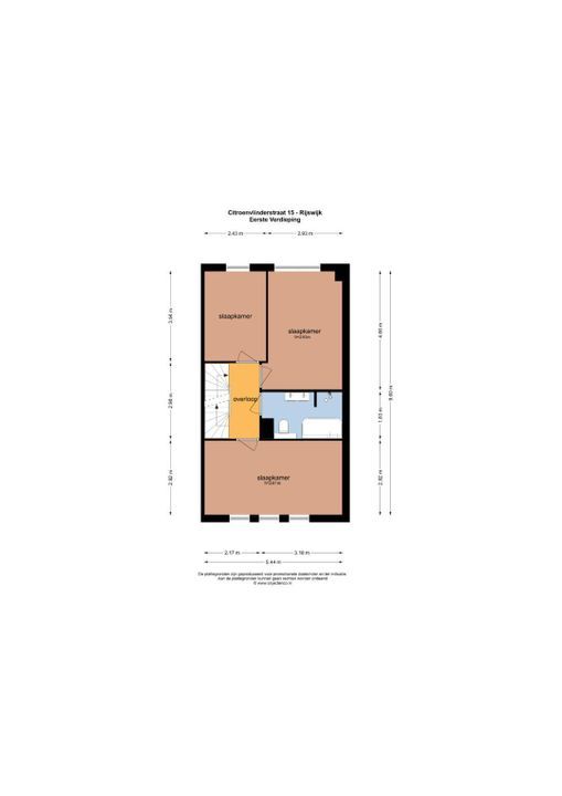 Citroenvlinderstraat 15, Rijswijk floorplan-1