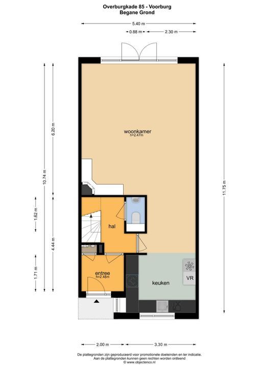 Overburgkade 85, Voorburg floorplan-0