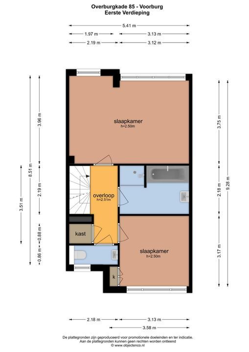 Overburgkade 85, Voorburg floorplan-1