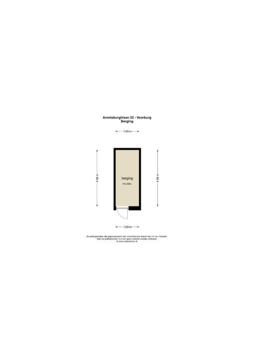Arentsburghlaan 22, Voorburg floorplan-1