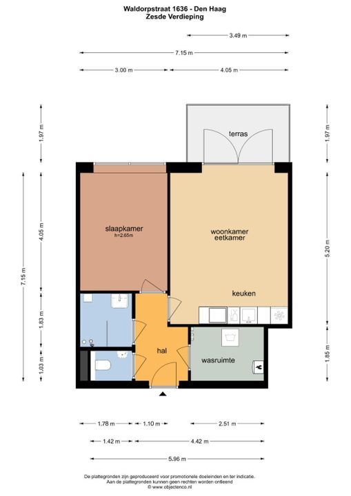 Waldorpstraat 1636, Den Haag floorplan-0