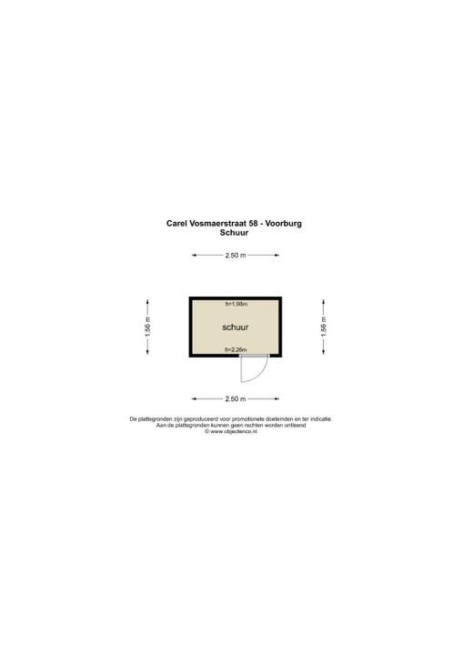 Carel Vosmaerstraat 58, Voorburg floorplan-2