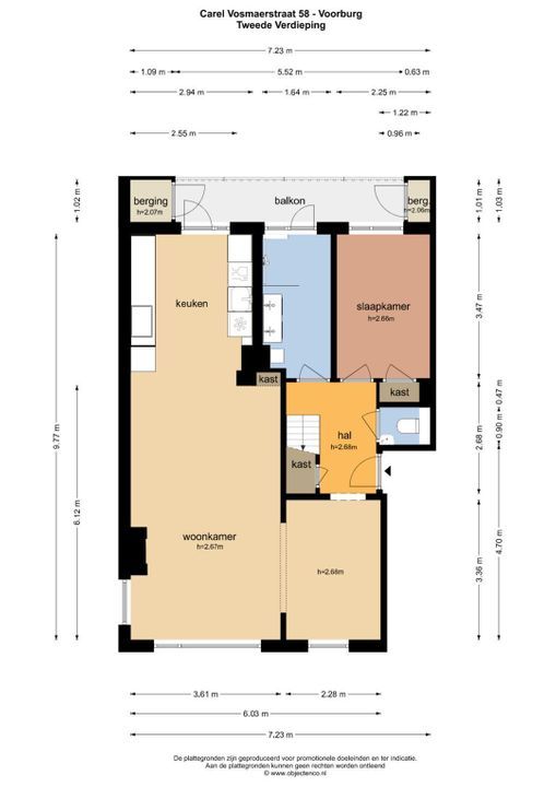 Carel Vosmaerstraat 58, Voorburg floorplan-0