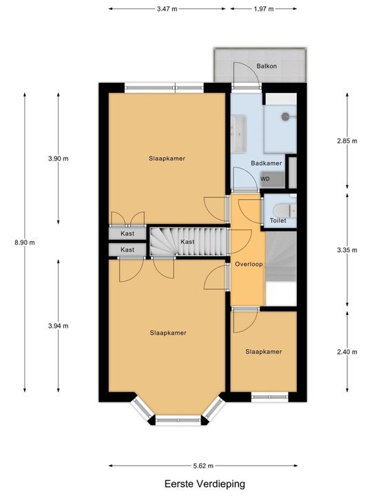 Prinses Mariannelaan 78, Voorburg floorplan-1