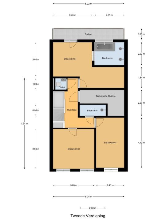 Hollanderstraat 6, Den Haag floorplan-2