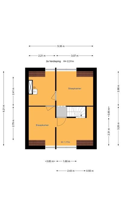 van Lugtenburgstraat 6, Voorburg floorplan-2