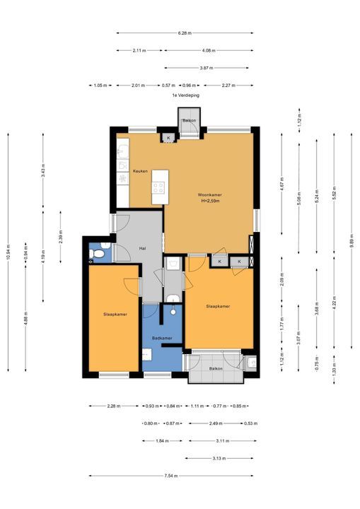 Prins Bernhardlaan 77, Leidschendam floorplan-0