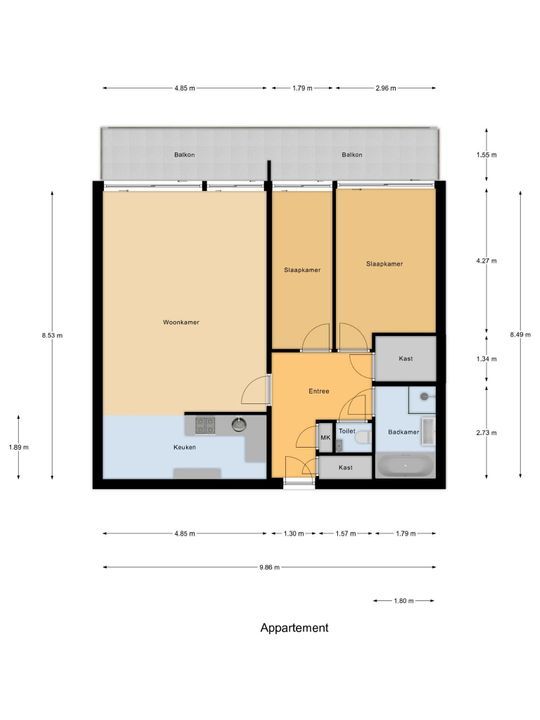 Guido Gezellestraat 222, Voorburg floorplan-0