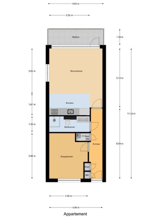 De Sillestraat 4, Den Haag floorplan-0