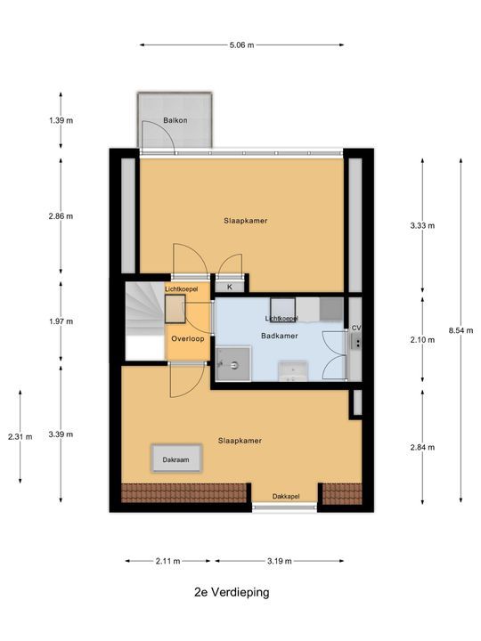 Lusthofstraat 5, Voorburg floorplan-2