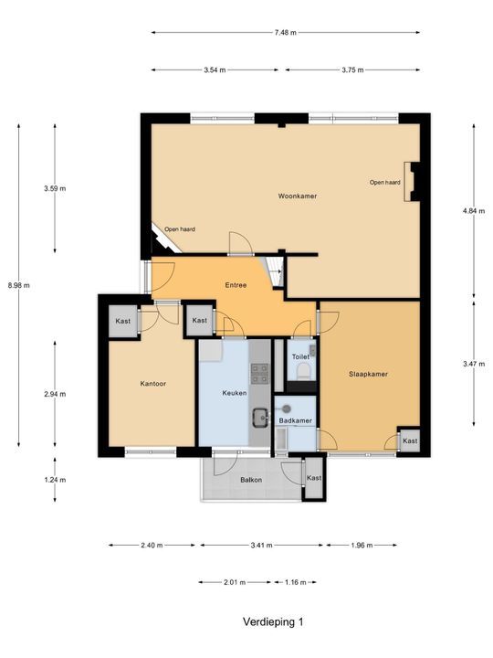 Lijsterbeslaan 41, Rijswijk floorplan-0