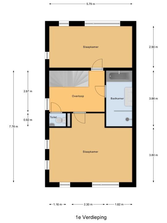 Vrouw Avenweg 261, Den Haag floorplan-1