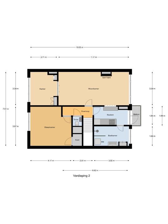 van Wassenaerstraat 48, Voorburg floorplan-1