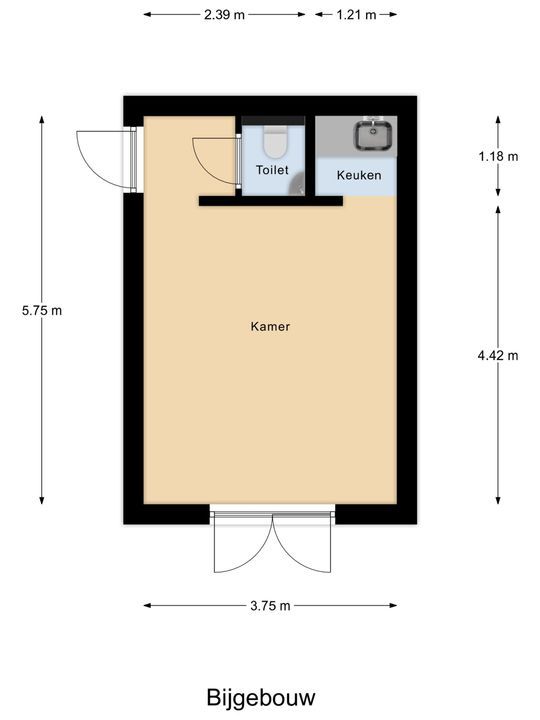 Oosteinde 293, Voorburg floorplan-1