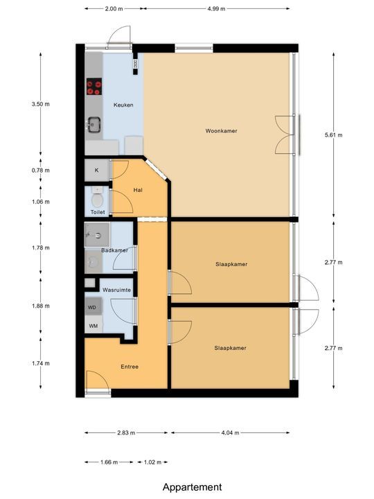 Roggekamp 331, Den Haag floorplan-0