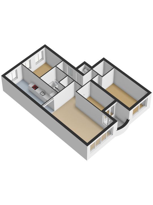 Margarethaland 291, Den Haag floorplan-1