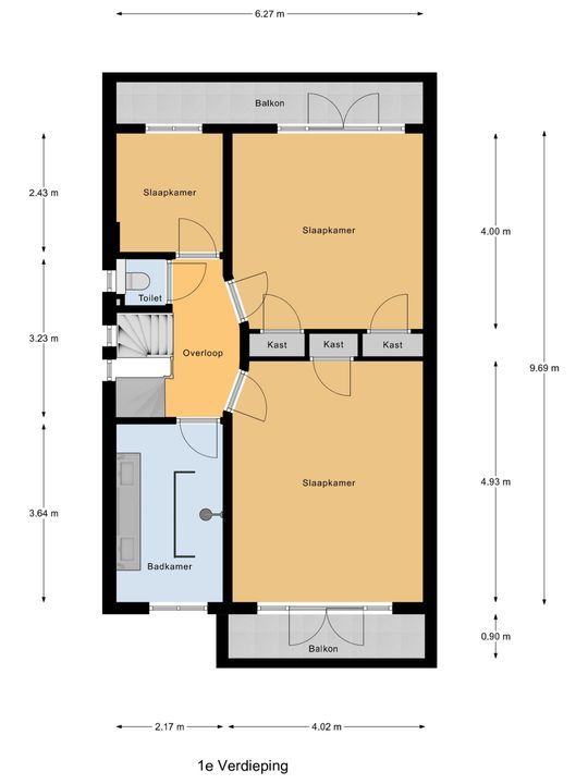 Prinses Mariannelaan 145, Voorburg floorplan-1
