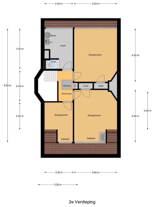 Laan van Nieuw Oosteinde 235, Voorburg floorplan-2