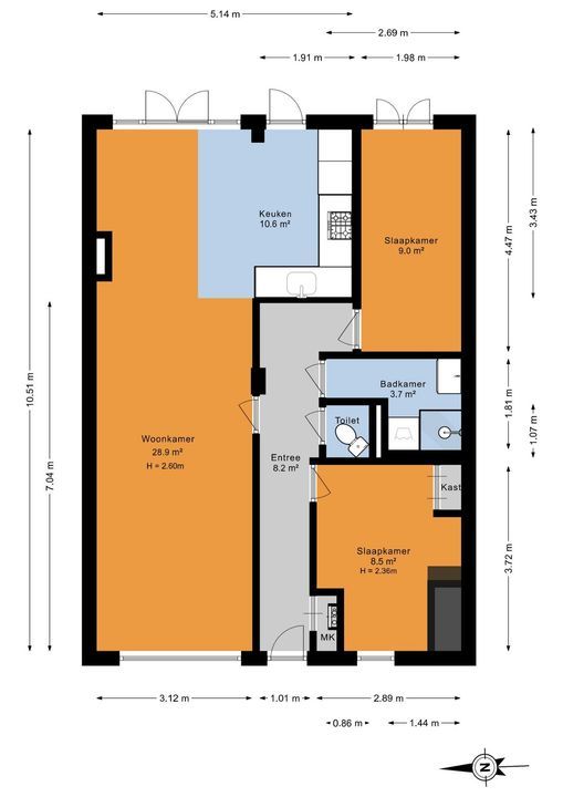 van de Wateringelaan 216, Voorburg floorplan-0