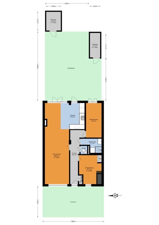 van de Wateringelaan 216, Voorburg floorplan-1