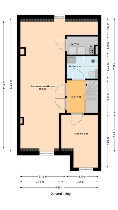 Geestbrugweg 84, Rijswijk floorplan-1