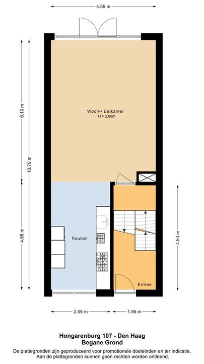 Hongarenburg 107, Den Haag floorplan-2