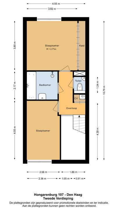 Hongarenburg 107, Den Haag floorplan-4