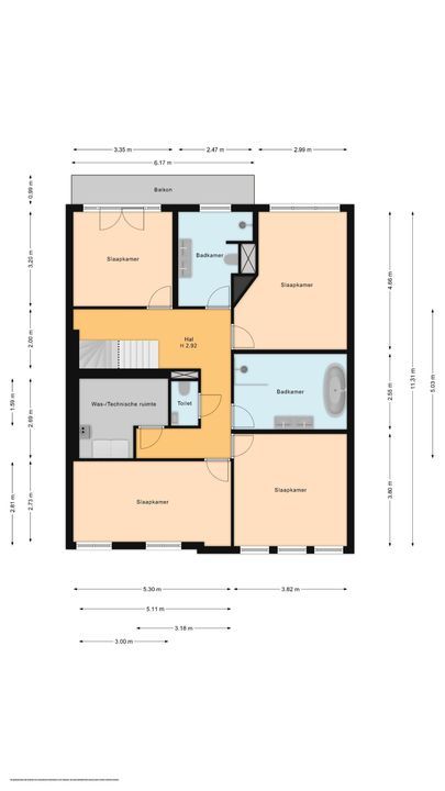 Hendrik Zwaardecroonstraat 222, Den Haag floorplan-1