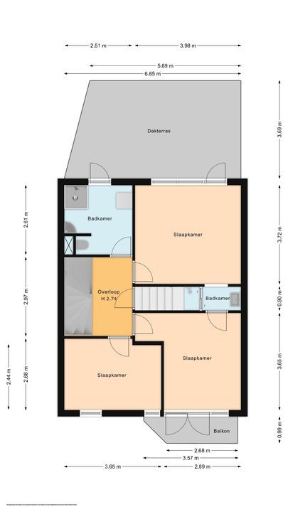 Oosteinde 357, Voorburg floorplan-1