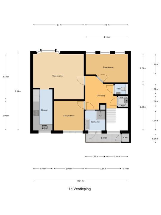 Van der Capellenstraat 33, Den Haag floorplan-0