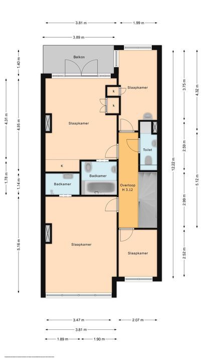 Koninginnelaan 71, Rijswijk floorplan-1