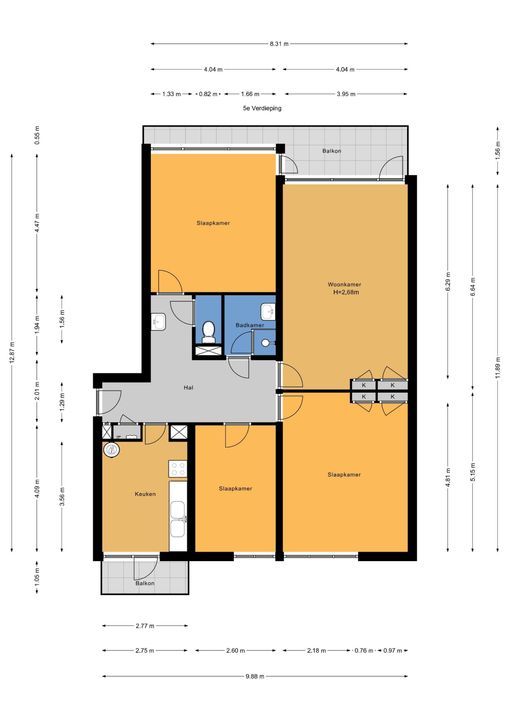 Laan van Nieuw-Oost-Indië 29, Den Haag floorplan-0