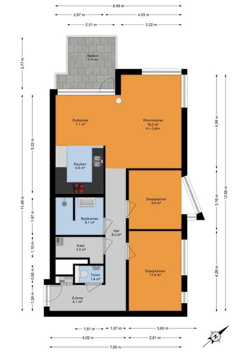 Damlaan 60 D, Leidschendam floorplan-0
