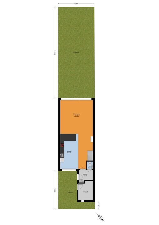 Appelgaarde 23, Voorburg floorplan-2