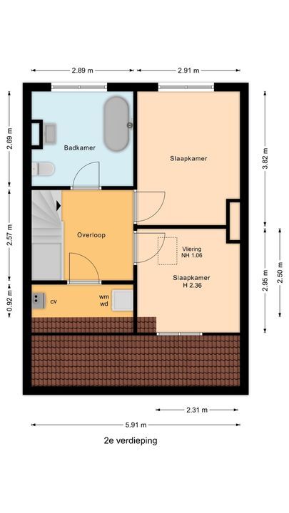 Parkweg 236, Voorburg floorplan-1