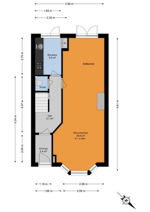 Agrippinastraat 49, Voorburg floorplan-0