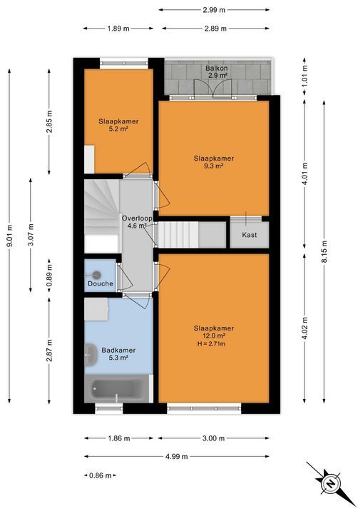 Agrippinastraat 49, Voorburg floorplan-1