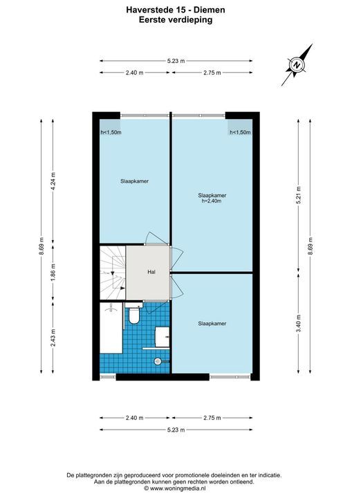 Haverstede 15, Diemen floorplan-0