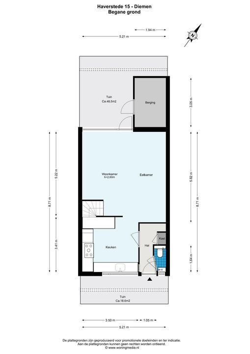 Haverstede 15, Diemen floorplan-2