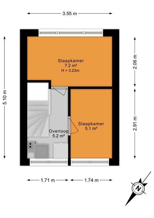 Prins Hendrikstraat 88, Voorburg floorplan-2