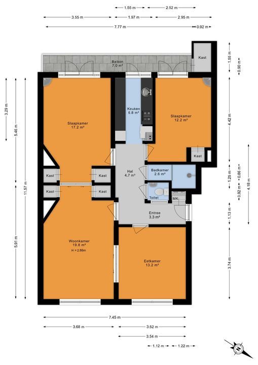 Laan van Nieuw-Oost-Indië 90 B, Den Haag floorplan-0