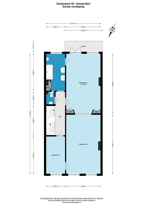 Oosterpark 46, Amsterdam floorplan-1