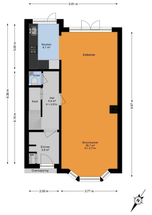 Prinses Mariannelaan 113, Voorburg floorplan-0