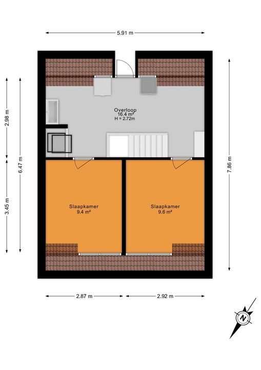 Prinses Mariannelaan 113, Voorburg floorplan-2