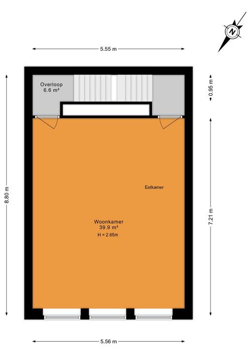 Prinses Beatrixlaan 569, Voorburg floorplan-1